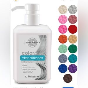 KERACHROMA Clenditioner SILVER Hair Dye Semi Permanent Hair Color Conditioner